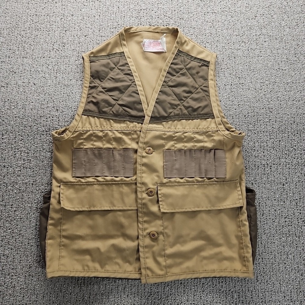 SafTbak Vest Mens Small Hunting Fishing‎ Shooting Jim Catfish Hunter No Size Tag